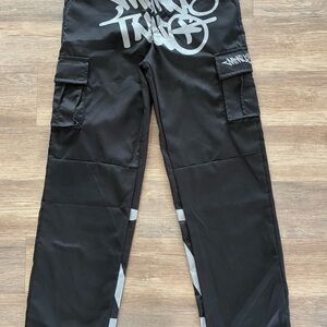 Black Minus Two Cargo Pants